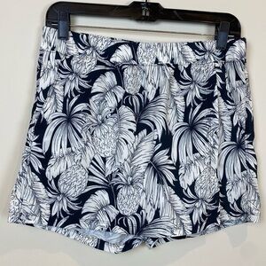 Old Navy Womens StretchTech High‎ Rise Gray Tropical Print Skort Size XXL (18)